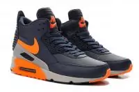 nike sportswear air max 90 hiver sneakerboot sneaker orange window